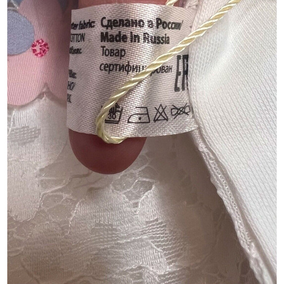 Luxury 100% Cotton Baby Blanket Blue Pink White French Choupette Double Sided - Picture 11 of 11